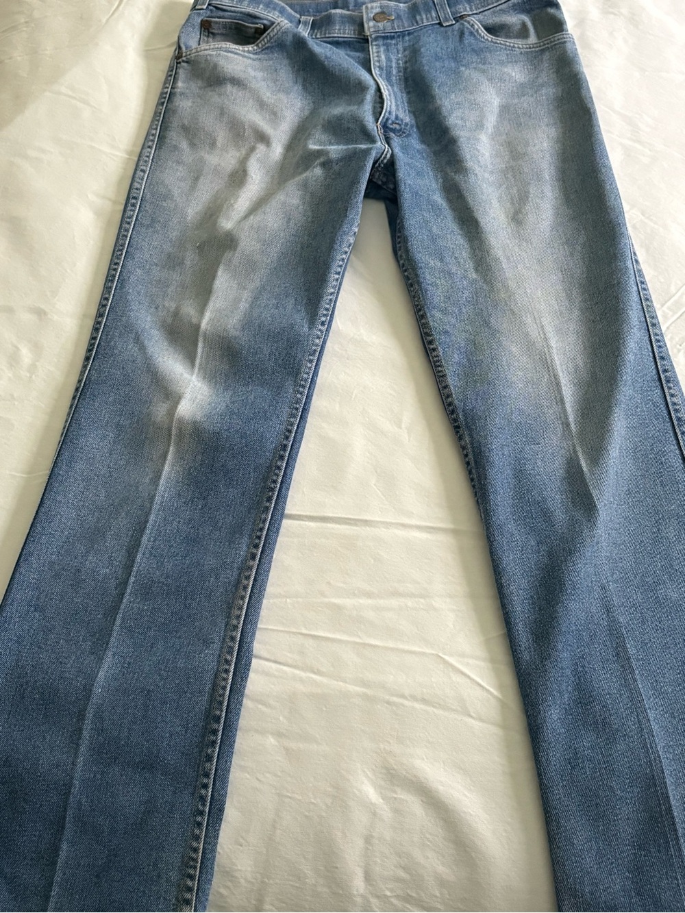 Big Levi’s Skosh More Comfort Jeans 32x30 orange tab Barn Chores Distressed 70”s